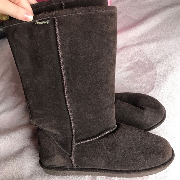 Bearpaw suede boots. Brown. Size 10 - Picture 2 of 6